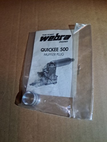 Webra quickee 500 muffler - quickee,