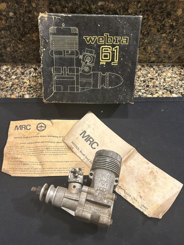 Webra airplane engine box - rc,